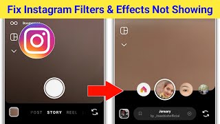 Fix Instagram Filters amp Effects Not Showing Problem  Instagram Filters Not Available Problem Solve [upl. by Siraf]