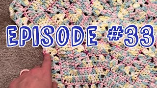 Episode 33  6 Day Crochet Star Blanket  Day 2 [upl. by Stevens]