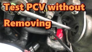 PCV Valve System Check NO removing the Valve Quick Easy Genius Toyota V6 [upl. by Letti]