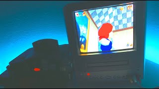 Super Mario 64 for 1 hour on a CRT  lets go back in time [upl. by Lseil]