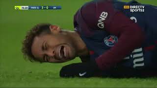 Lesión de tobillo de Neymar PSG [upl. by Ciryl]