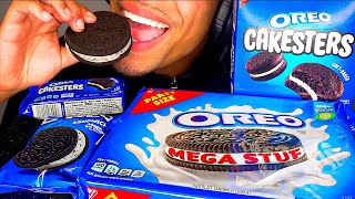 ASMR OREO ICE CREAM PARTY MUKBANG CAKESTERSMEGASTUFBARS CONES BIG BITESEATING SOUNDS JERRY NOTALK [upl. by Iatnwahs]