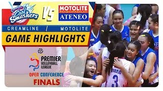 PVL OC 2018 Championship moment for the Creamline Cool Smashers  Game Highlights [upl. by Alastair]