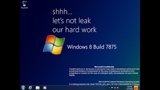 Taking a look at Windows 8 Build 7875 [upl. by Jd]