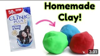 How to make clay without glue 🤔clay using shampoo Arnaartist comment like subscribe [upl. by Clardy627]