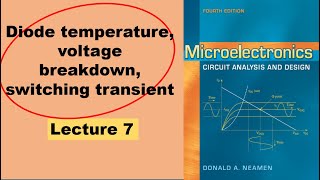 Intro to Microelectronics Circuit Analysis amp Design Lecture 7 Arabic [upl. by Albie]