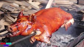 Crispy Roast BBQ Whole Pig Recipe [upl. by Nitsud]