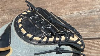 Wilson A2000 Catcher’s Mitt Web Relace  Part 1 of 2 [upl. by Oj585]