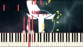 Panda Eyes amp Teminite  Immortal Flame feat Anna Yvette Piano Tutorial Synthesia [upl. by Kimberly]