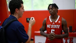 True freshman Trey Parker talks arriving to NC State what Wolfpack fans should expect [upl. by Linkoski102]