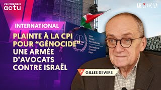 LA CPI PEUTELLE JUGER ISRAËL  UNE ARMÉE DAVOCATS PORTE PLAINTE POUR quotGÉNOCIDEquot [upl. by Azila]