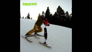 Skki Trikke Luxurious and wonderful skiing The most functional skis [upl. by Sidoon]