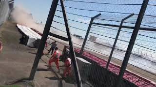 Max Verstappen crash Silverstone 2021 [upl. by Waddell]