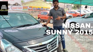 NEW NISSAN SUNNY 2015 XV 15CCD SALE 81848084429948884345Second Hand cars in VIJAYAWADA [upl. by Linet]