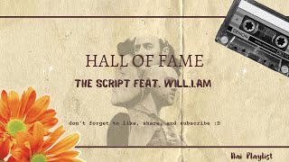 The Script  Hall of Fame Lyrics ft william Animated Lyrics [upl. by Aelak]