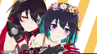 Veliona and Seele What Makes You Beautiful  Honkai Impact 3rd MMD [upl. by Alita]