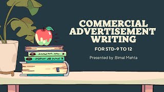 Commercial Advertisement  Class 12  How to write Commercial Advertisement boardexams cbse [upl. by Akitahs]