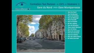 Exemple Itinéraires  UV3  Permis de Taxi Parisien [upl. by Seiden]