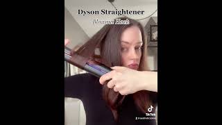 FAST hair blowout using a STRAIGHTENER [upl. by Ahsekar]