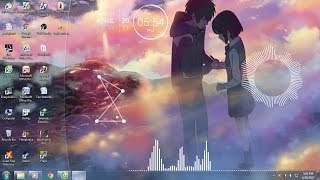 Rainmeter  Tổng hợp 3 skin SÓNG NHẠC tốt nhất cho Desktop  Mạnh Robbie [upl. by Levitan]