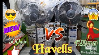 Havells 500mm VS 4500MM FARRATA HIGH SPEED FAN [upl. by Booth]