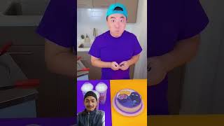 Grimace vs cake Callenge cake challenge funny food slime grimace comedy animals automobile [upl. by Lanor899]