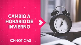 HORARIO DE INVIERNO ¿Cómo cambiará la hora este sábado 1 de abril  CHV Noticias [upl. by Mintun]