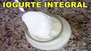 Iogurte Integral Caseiro com 2 Ingredientes Muito Simples de Fazer Receita🌹 MARILENE SARAH FIALHO [upl. by Mungam]