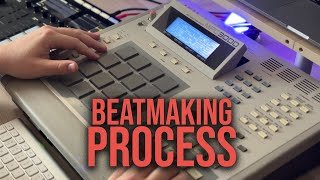 Beatmaking Process with Akai MPC 3000 and Maschine MK3  mpc3000 [upl. by Tugman]