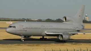 Royal Air Force Lockheed L1011 TriStar Taxi amp Takeoff [upl. by Cirri]