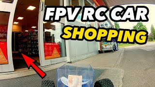 FPV RC Car Buying Food [upl. by Cato5]