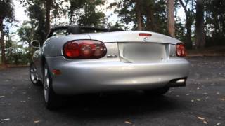 NB Mazda Miata MX5 Straight Pipe [upl. by Nnanerak658]