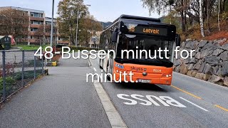 48Bussen minutt for minutt 🇧🇻 [upl. by Yborian]