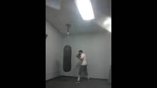 Gym Boxing Alone Anthony Wall Video Sports Training [upl. by Adorl]