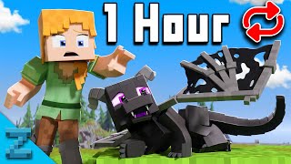 quotAlex and the Dragonquot 1 HOUR  Minecraft Animated Music Video Song by TheFatRat [upl. by Primavera]