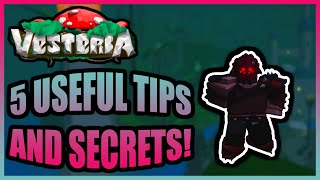 Vesteria  5 Useful Tips and Secrets Training Dummies Splitting Items and More [upl. by Esimorp683]