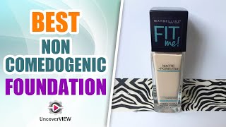 ✅ Top 5 Best Non Comedogenic Foundation  2024 Tested amp Reviewed [upl. by Falito]