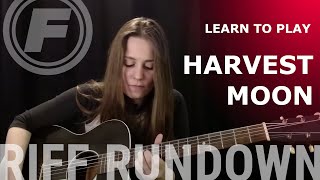 Learn to play Harvest Moon  Neil Young [upl. by Vigen]