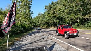 Labor Day 2024 Trump for President caravan from Roanoke VA to Buena Vista VA [upl. by Hidie88]