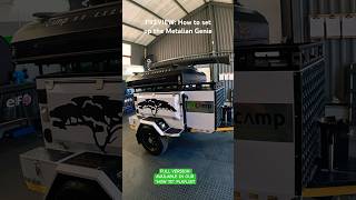 PREVIEW How to set up the Metalian Genie Trailer shortvideo metaliangenie trailer camping [upl. by Naillimxam]