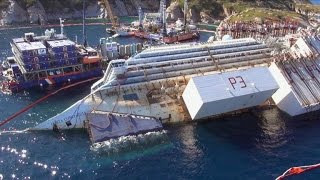 Cleaning Up Costa Concordias 180000Ton Ruins [upl. by Aynam]