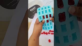 Gummy bear gel wax candle melts tutorial diy crafts [upl. by Ecnarolf]