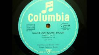 Karajan amp The London Philharmonia Orchestra 1955 Johann Strauss  4 Waltzes [upl. by Ybor]