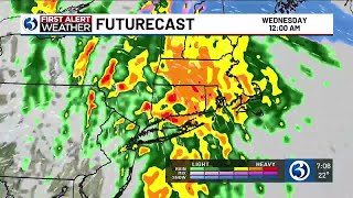 FORECAST First Alert Weather day for heavy rain wind Tuesday into Wednesday [upl. by Elmo557]