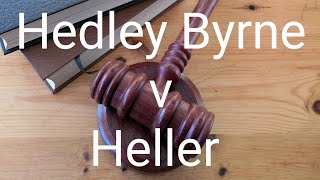 Hedley Bryrne v Heller amp Partners Ltd 1963  Pure Economic Loss Duty of Care  Case Summary [upl. by Elem411]