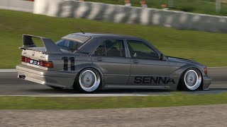 Gran Turismo 7  MercedesBenz 190 E 25 1991 “SENNA” Tribute in Circuit GP of BarcelonaCatalunya [upl. by Nowaj]