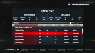 Madden 17 What Is Up With These Rankings  Madden NFL 17 Online Gameplay [upl. by Witherspoon]