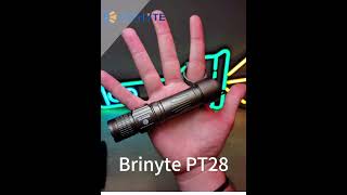 Brinyte PT28 Small Tactical Flashlight 1600lms amp 245m [upl. by Flemings]