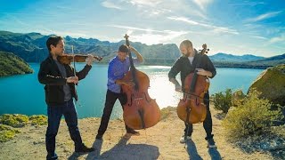 Wake Me Up  Avicii violincellobass cover  Simply Three [upl. by Renault]