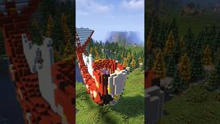 Red Gyarados Minecraft Organic Build Challenge Timelapse 🤯 [upl. by Malva]